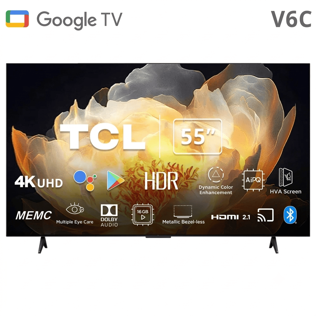 TCL FULL UHD SMART GOOGLE 55 INCH - 60077