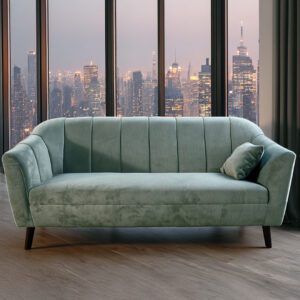 TULIP 3 SEATER SOFA - GREY BLUSH