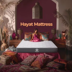 HAYAT MEMORY FOAM DOUBLE MATTRESS - 8 INCH (4X6.3 / 122*192*20cm)