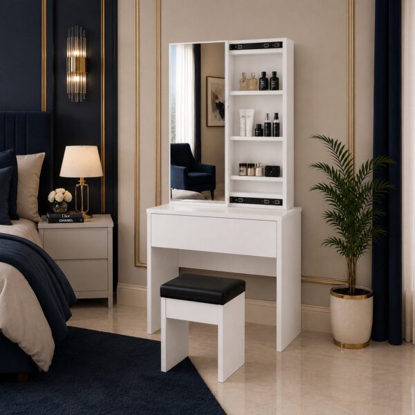 MLY- QUEEN BEDROOM SET WITH 6 DOOR WARDROBE
