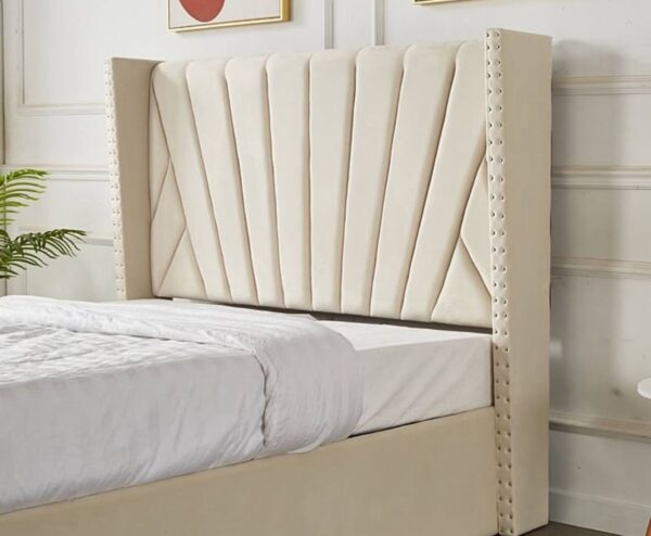 ASTORIA GASLIFT STORAGE BED DOUBLE (4 X 6.3FEET) BEIGE