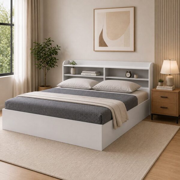 MLY- QUEEN BEDROOM SET WITH 6 DOOR WARDROBE