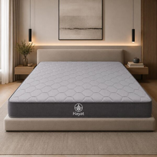 HAYAT MEMORY FOAM KING MATTRESS - 12 INCH (6X6.6 / 183*201*30CM) - Image 2