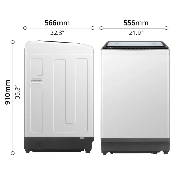TCL WASHING MACHINE TOP LOAD 9 KG - 53873 - Image 8