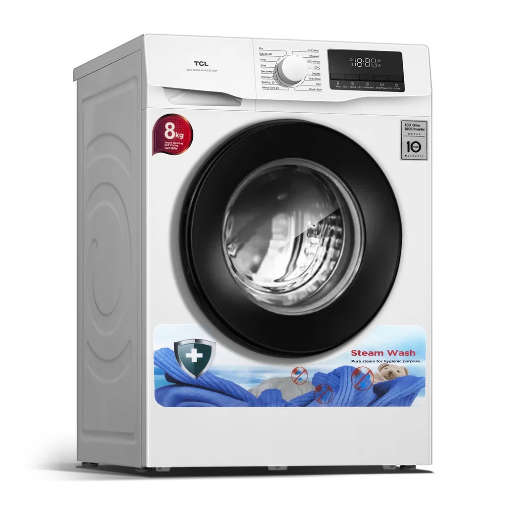 TCL FRONT LOAD WASHING MACHINE 8 KG | 53874