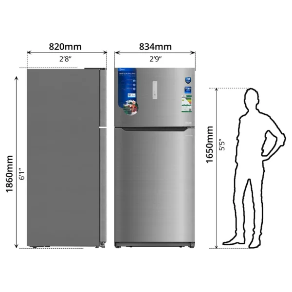MIDEA REFRIGERATOR, INVERTER 651L —  60181 - Image 5