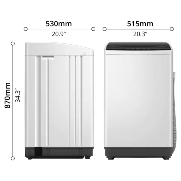 TCL WASHING MACHINE TOP LOAD 7 KG - 53872 - Image 9
