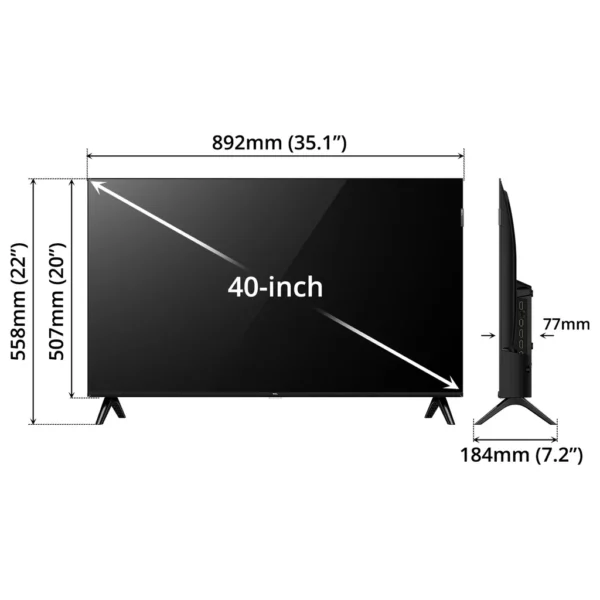 TCL FULL HD QLED GOOGLE 40 INCH - 60073 - Image 5
