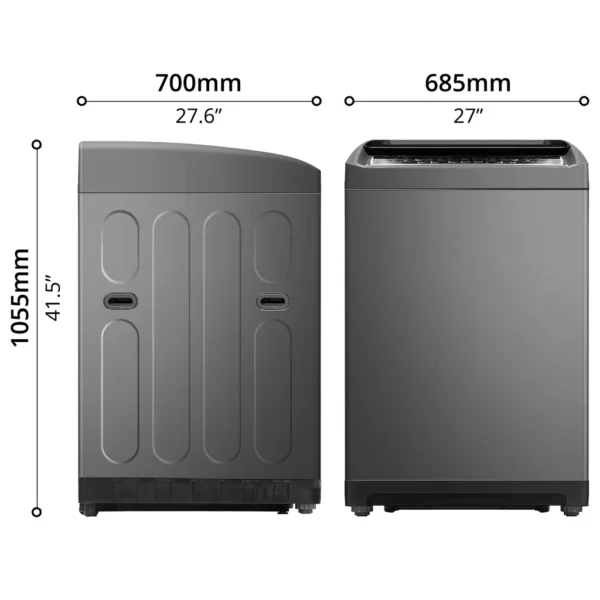 TCL TOP LOADING WASHING MACHINE (16 KG) 61650 - Image 7