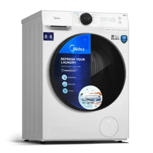 MIDEA WASHER DRYER MACHINE INVETER FRONT LOAD 8KG (50522)