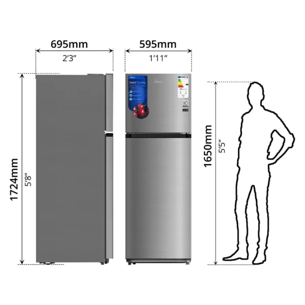 MIDEA REFRIGERATOR 338 L - 60886 - Image 7