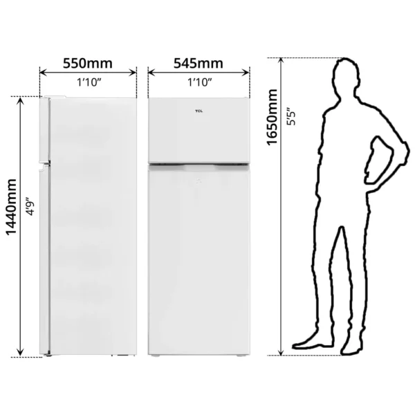 TCL REFRIGERATOR 207L - 47181 - Image 5