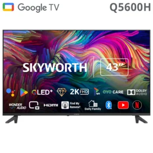 SKYWORTH 43" 2K QLED Google TV (Model: 43Q5600H - 63273)